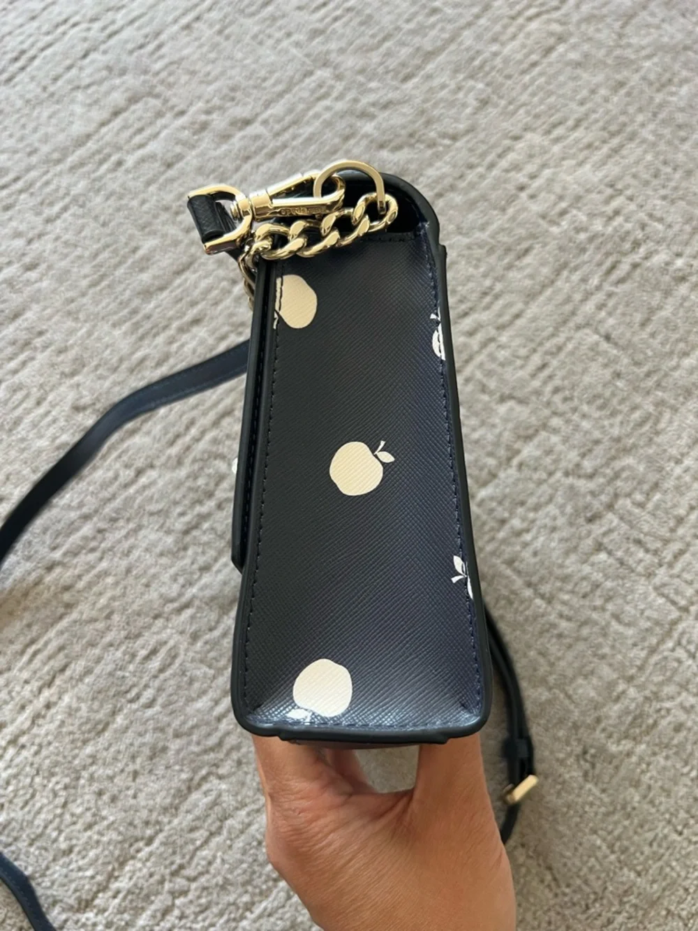 Kate Spade Carson Orchard Toss Convertible Crossbody, Apple Print - Picture 5 of 16